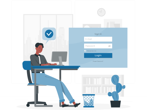 Girl solving equation